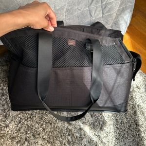Reddy Black Canvas Dog Carrier Tote Made With Recycled Materials, Small